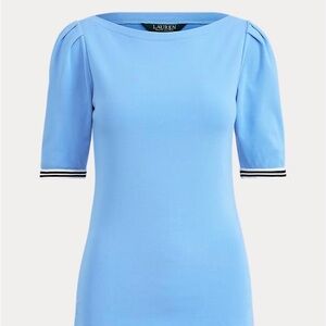 Ralph Lauren Blue Fitted Short Sleeve T-Shirt